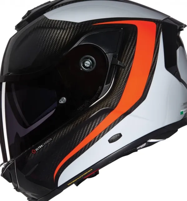 Nolan X-903 Ultra Carbon Intrigo 344> Helmen Met Zonnevizier|Race Helmen