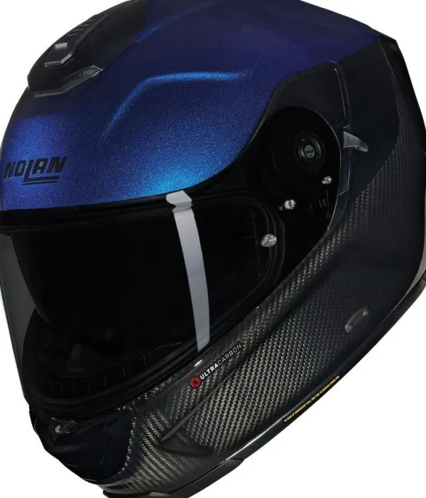 Nolan X-903 Ultra Carbon Verniciatura Sp 341> Helmen Met Zonnevizier|Race Helmen