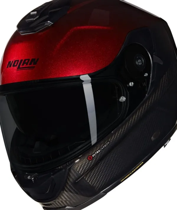 Nolan X-903 Ultra Carbon Verniciatura Spec 343> Helmen Met Zonnevizier|Race Helmen