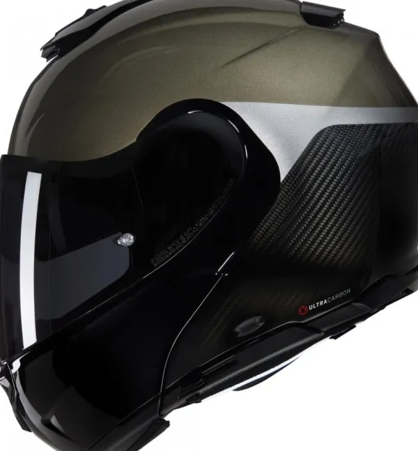 Nolan X-1005 Ultra Carbon Verniciatura Sp 342> Systeemhelmen|Helmen Met Zonnevizier