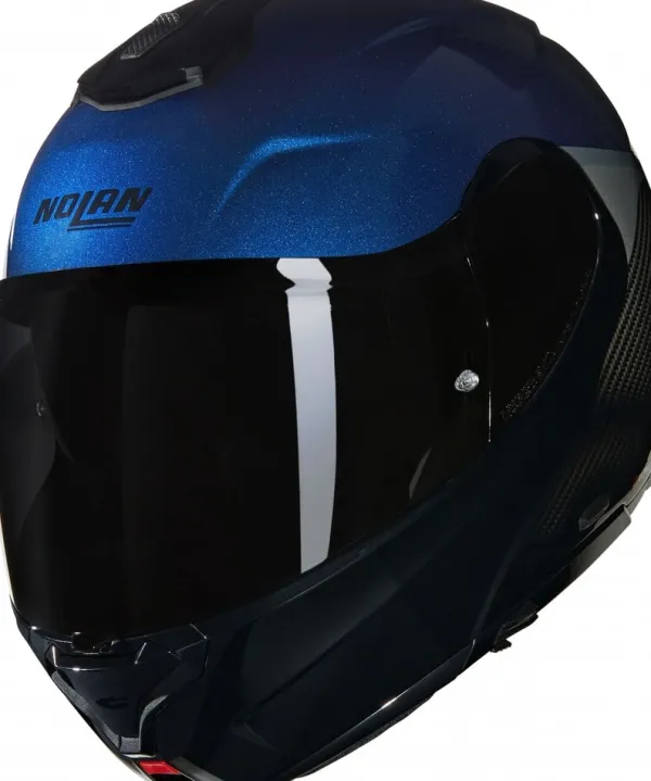 Nolan X-1005 Ultra Carbon Verniciatura Sp 344> Systeemhelmen|Helmen Met Zonnevizier