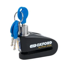 Oxford Alpha XA14 Alarm Disc Lock Black ART4 LK218><noscript><img width=