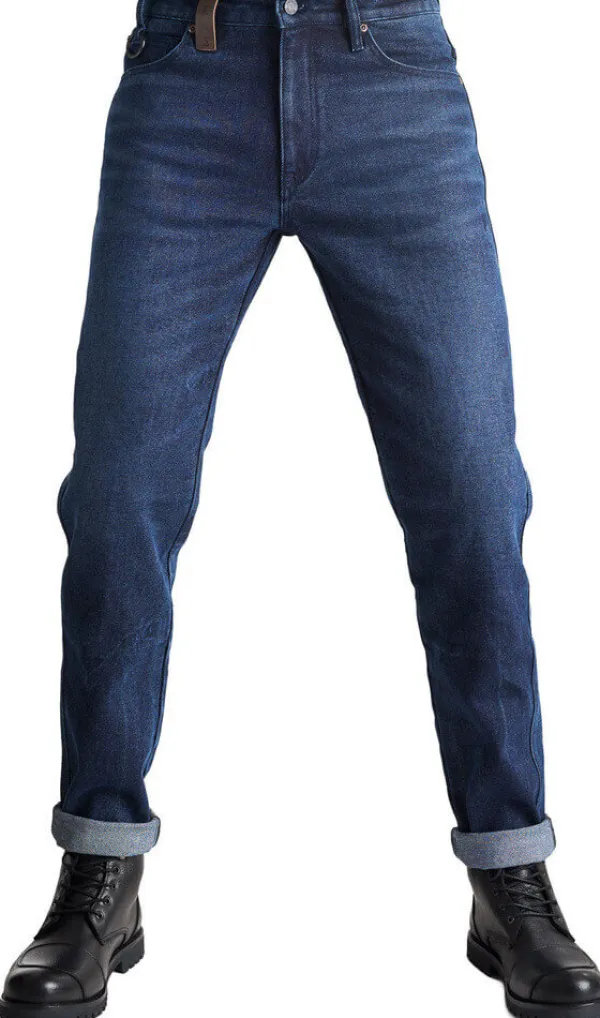 Pando Moto Arnie-Slim Motorbroek Blue> Motorbroeken