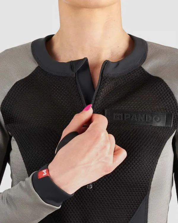 Pando Moto BIA Grey> Protectievesten En Onderkleding