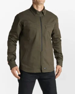 Pando Moto Capo Motorjas COR 02 Shirt Slim-Fit Cordura® Olive><noscript><img width=