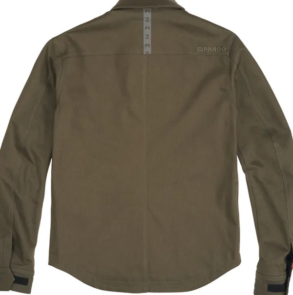 Pando Moto Capo Motorjas COR 02 Shirt Slim-Fit Cordura® Olive> Motorjassen