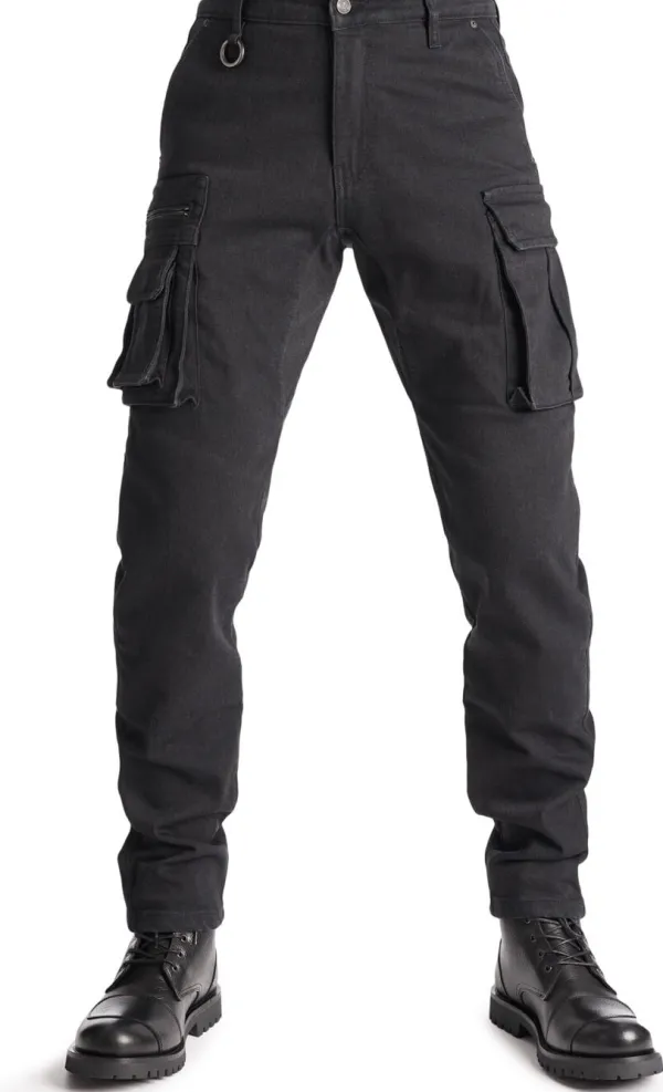 Pando Moto Desert-Cargo Motorjeans Black> Motorbroeken|Motorjeans