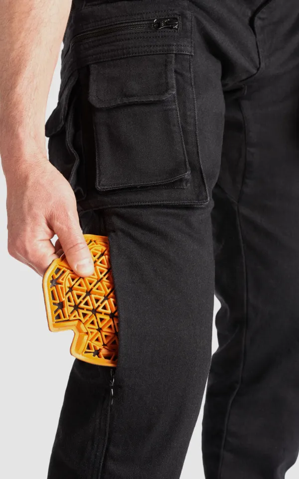 Pando Moto Desert-Cargo Motorjeans Black> Motorbroeken|Motorjeans
