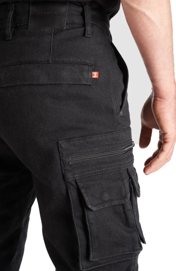 Pando Moto Desert-Cargo Motorjeans Black> Motorbroeken|Motorjeans