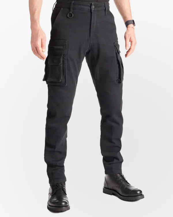 Pando Moto Desert-Cargo Motorjeans Black> Motorbroeken|Motorjeans