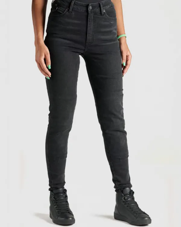 Pando Moto Kusari Lady Motorjeans Black> Motorjeans