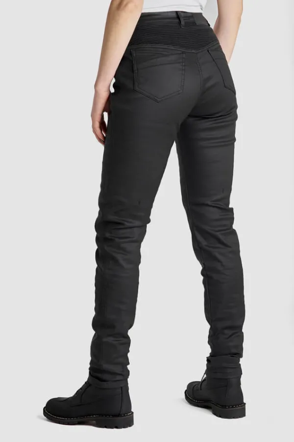 Pando Moto Lorica Lady Motorjeans Black> Motorbroeken