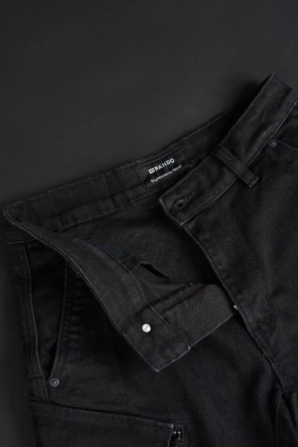 Pando Moto Mark AAA Motorjeans Black> Motorbroeken|Motorjeans