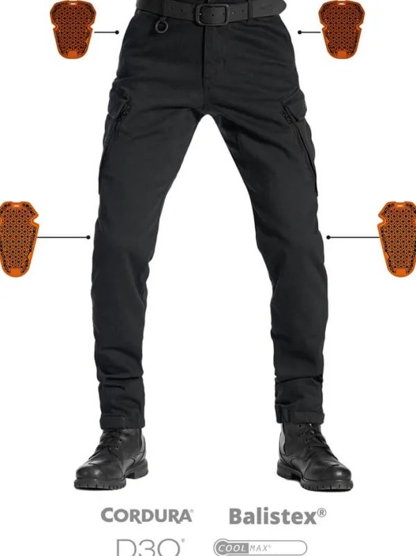 Pando Moto Mark AAA Motorjeans Black> Motorbroeken|Motorjeans