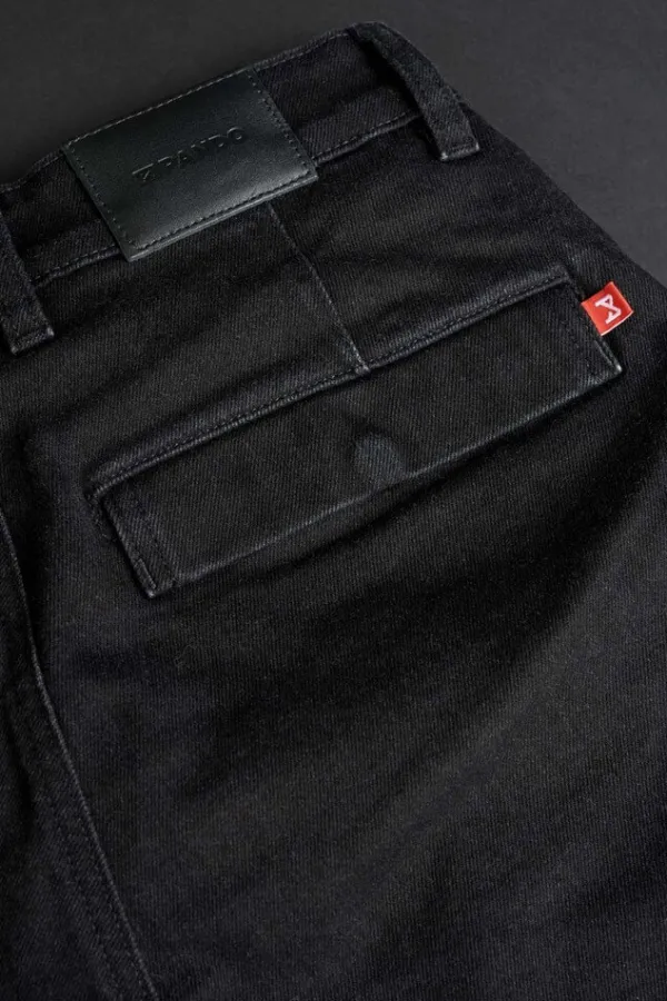 Pando Moto Mark AAA Motorjeans Black> Motorbroeken|Motorjeans