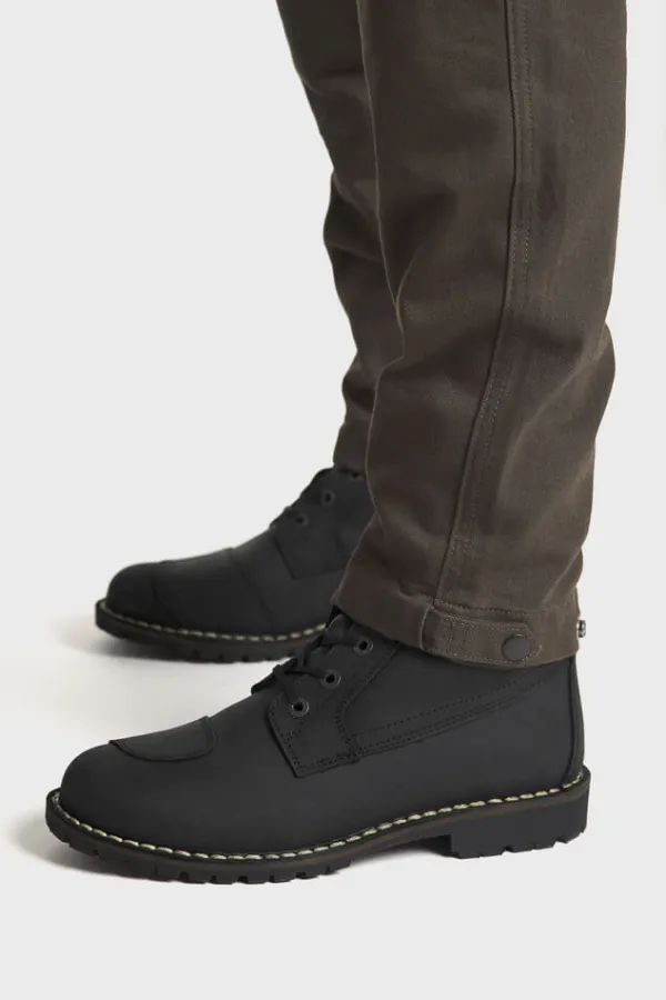 Pando Moto Mark Motorjeans Olive> Motorbroeken