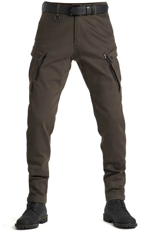 Pando Moto Mark Motorjeans Olive> Motorbroeken