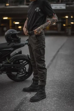 Pando Moto Mark Motorjeans Olive><noscript><img width=