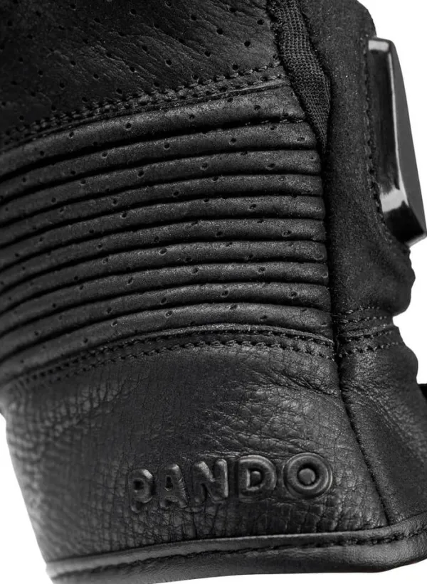Pando Moto Onyx Gloves Black 01> Motorhandschoenen