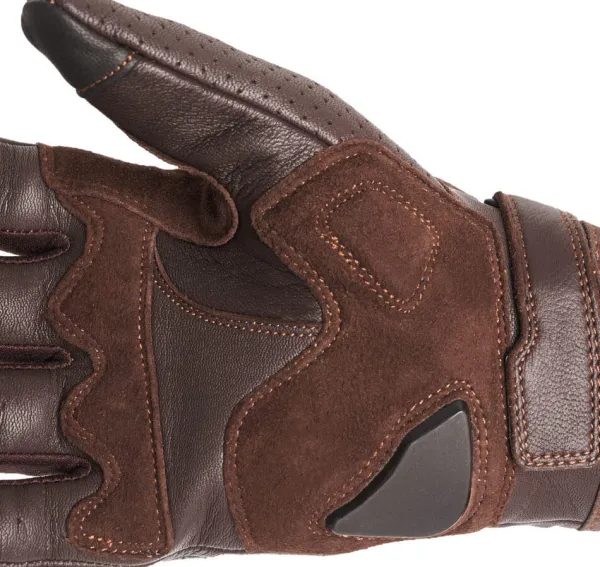 Pando Moto Onyx Gloves Brown> Motorhandschoenen