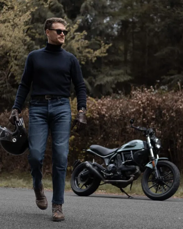 Pando Moto Onyx Gloves Brown> Motorhandschoenen