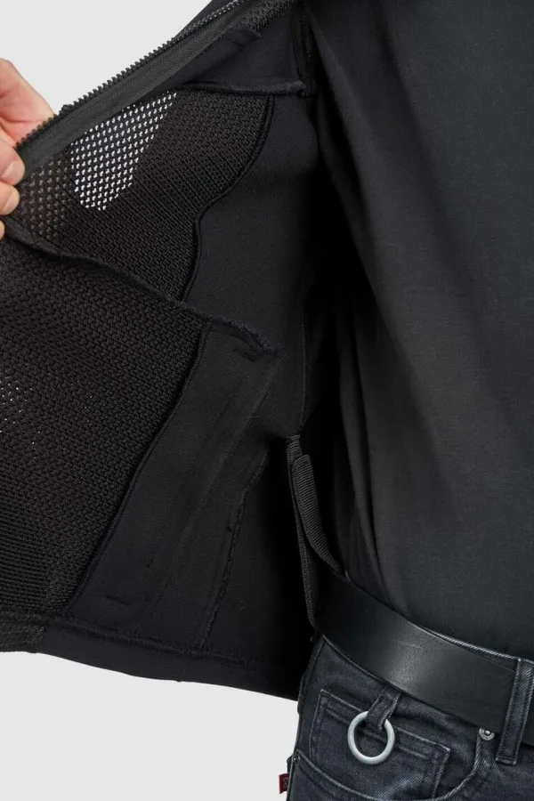 Pando Moto Stealth AAA Men Motorjas Black> Motorjassen