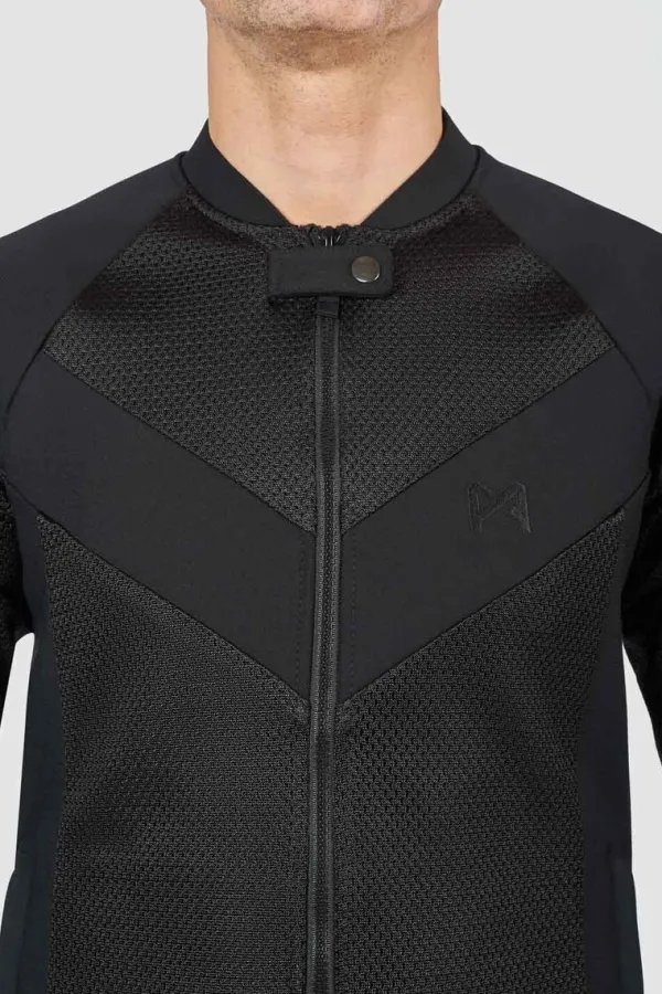 Pando Moto Stealth AAA Men Motorjas Black> Motorjassen
