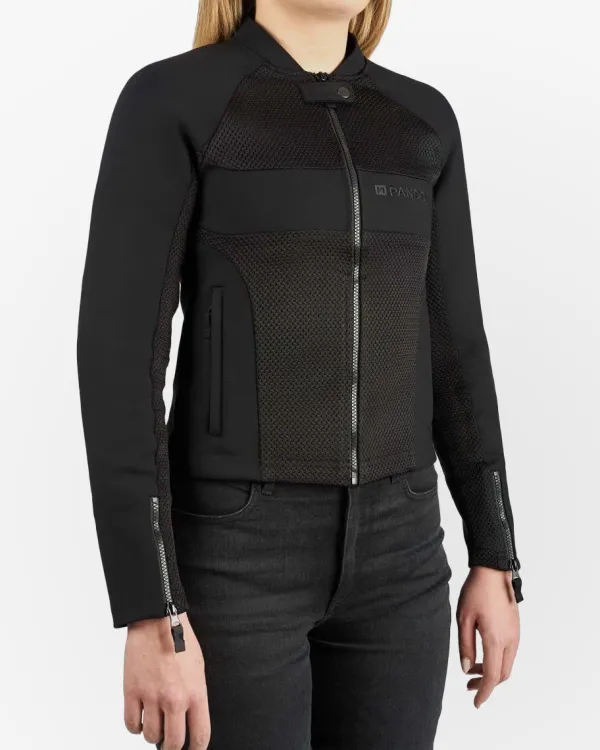 Pando Moto Stealth AAA Women Motorjas Black> Motorjassen