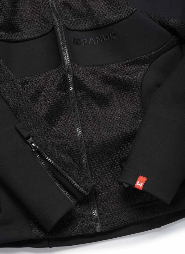 Pando Moto Stealth AAA Women Motorjas Black> Motorjassen