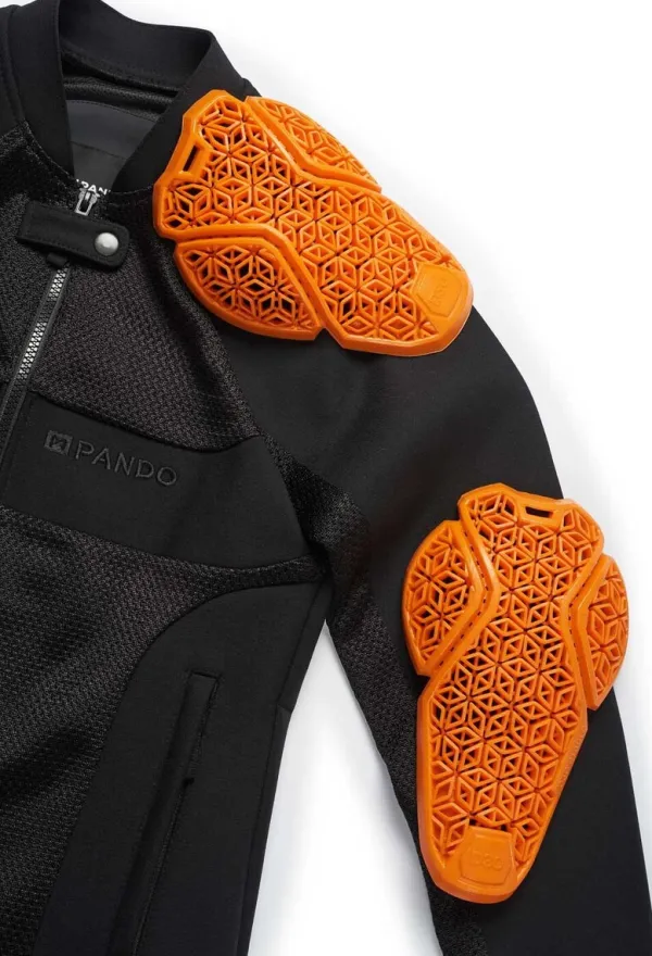 Pando Moto Stealth AAA Women Motorjas Black> Motorjassen