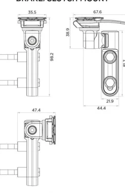 Quad Lock Brake/Clutch Master Cylinder Phone Mount Brake/Clutch Master Cylinder Phone Mount><noscript><img width=