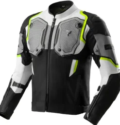 Rebelhorn Borg 2 Motorjas Black/Grey/Fluo Yellow><noscript><img width=