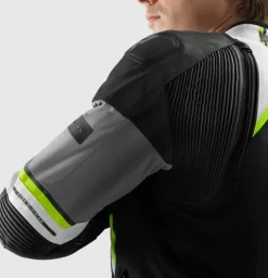 Rebelhorn Borg 2 Motorjas Black/Grey/Fluo Yellow><noscript><img width=