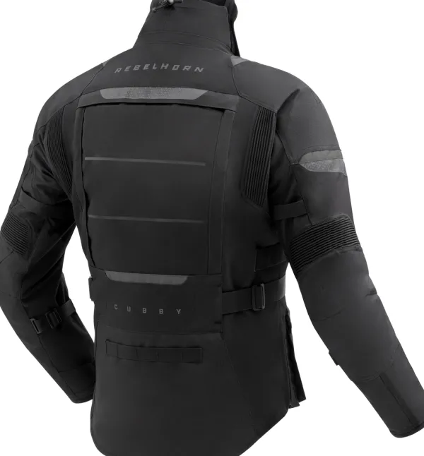 Rebelhorn Cubby 5 Motorjas Black> Motorjassen