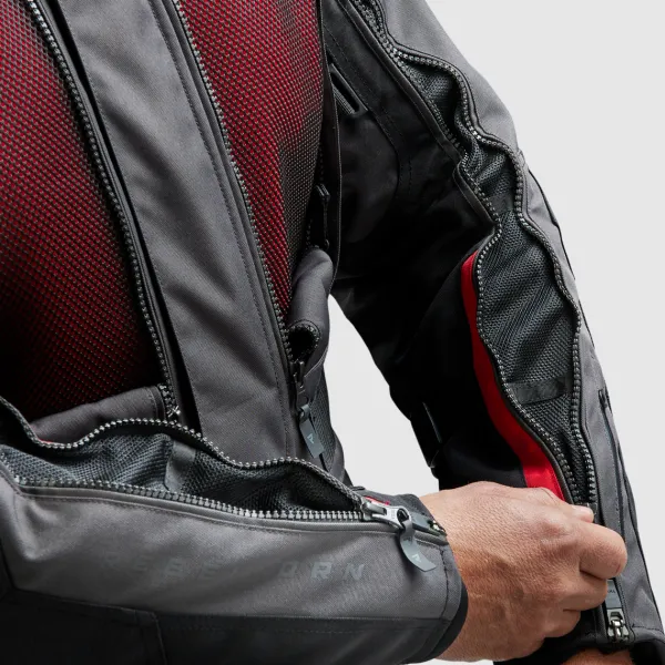 Rebelhorn Cubby 5 Motorjas Black/Anthracite/Red> Motorjassen