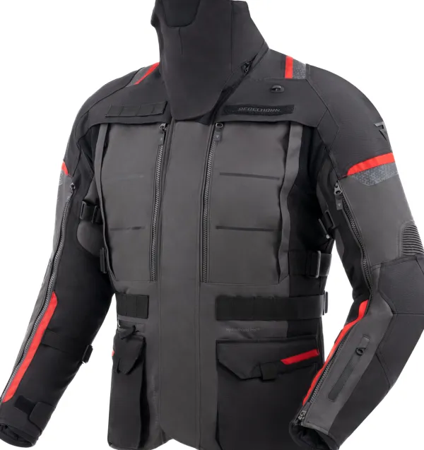 Rebelhorn Cubby 5 Motorjas Black/Anthracite/Red> Motorjassen