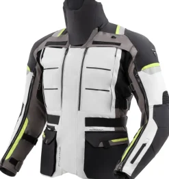 Rebelhorn Cubby 5 Motorjas Black/Grey/Fluo Yellow> Motorjassen