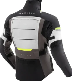 Rebelhorn Cubby 5 Motorjas Black/Grey/Fluo Yellow><noscript><img width=