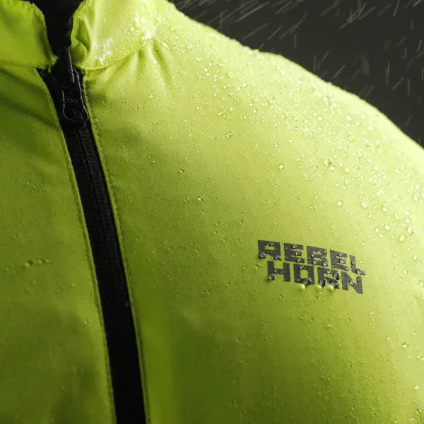 Rebelhorn Cubby 5 Motorjas Black/Grey/Fluo Yellow> Motorjassen