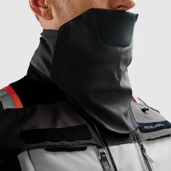 Rebelhorn Cubby 5 Motorjas Blue/Grey/Red> Motorjassen