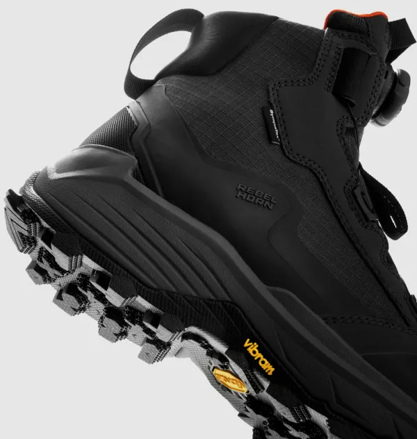 Rebelhorn Defender Boots Black>Heren Korte Motorlaarzen|Heren Motorlaarzen