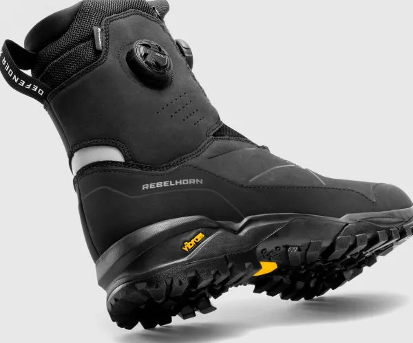 Rebelhorn Defender-X Boots Black>Heren Heren Motorlaarzen