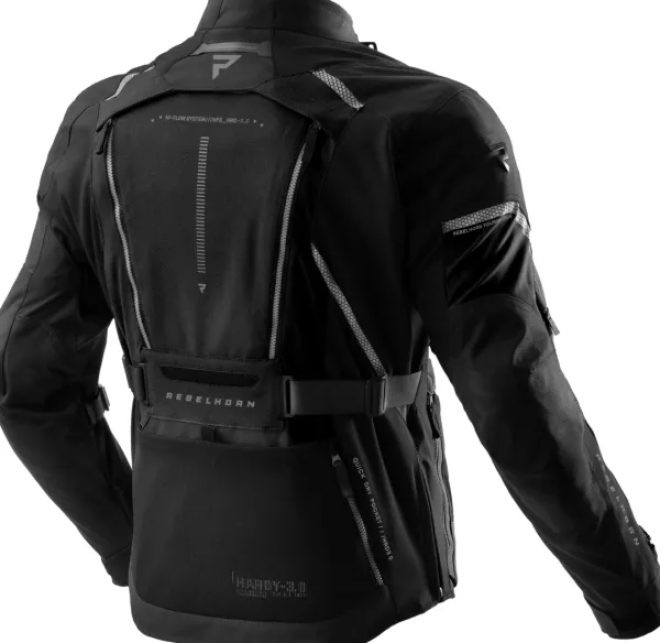 Rebelhorn Hardy 3.0 Motorjas Black> Motorjassen