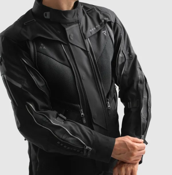 Rebelhorn Hardy 3.0 Motorjas Black> Motorjassen