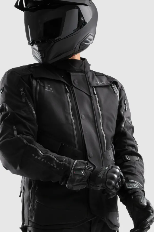 Rebelhorn Hardy 3.0 Motorjas Black> Motorjassen