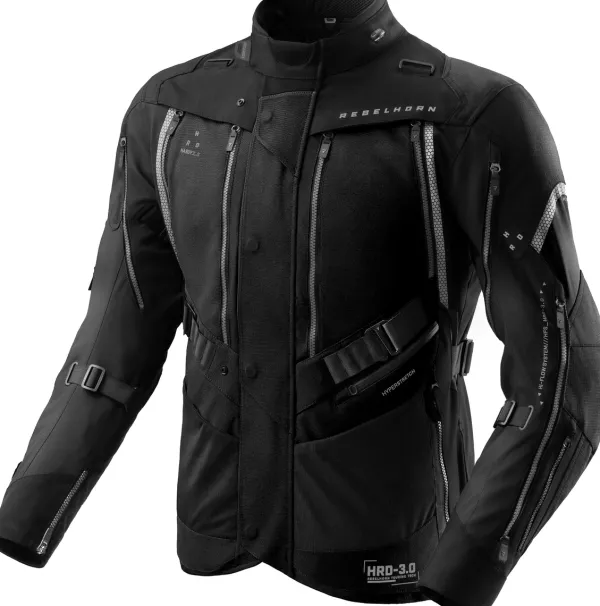 Rebelhorn Hardy 3.0 Motorjas Black> Motorjassen