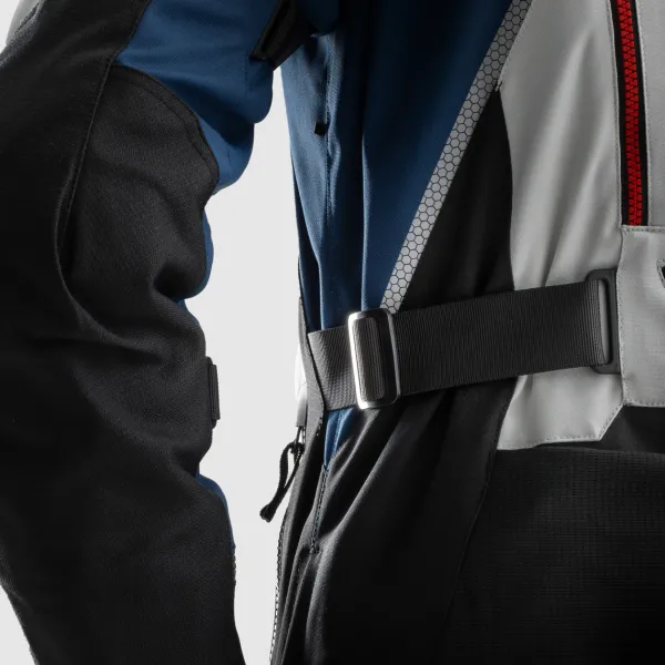 Rebelhorn Hardy 3.0 Motorjas Blue/Grey/Red> Motorjassen