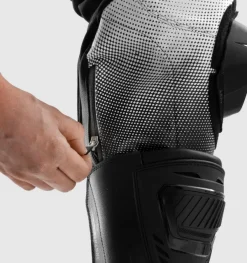 Rebelhorn Inferno Motorbroek Black/White> Motorbroeken