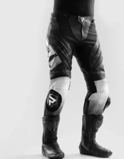 Rebelhorn Inferno Motorbroek Black/White><noscript><img width=