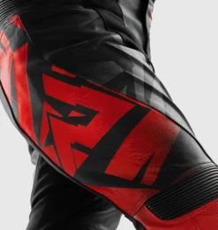 Rebelhorn Inferno Motorbroek Black/Fluo Red><noscript><img width=